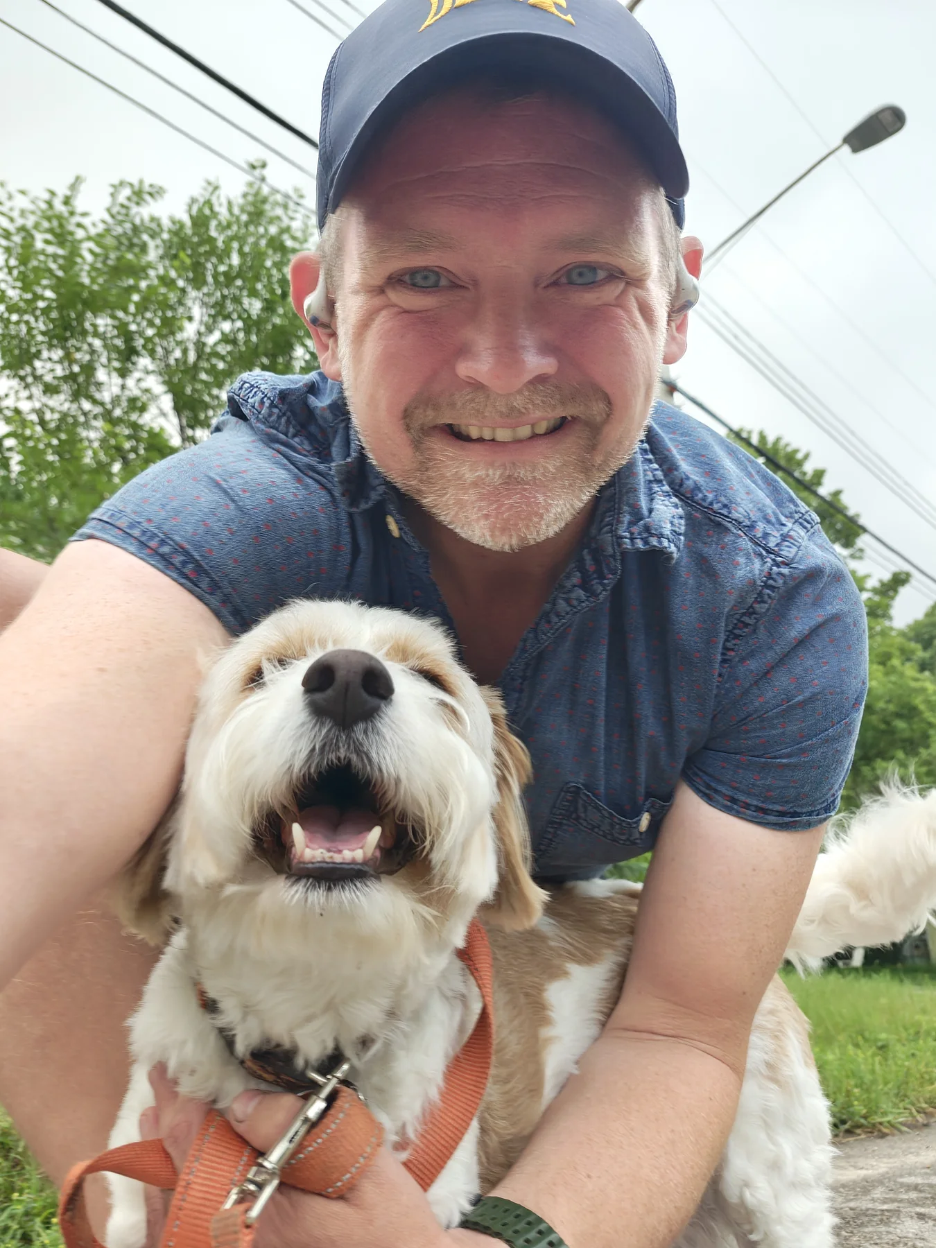 Scott and Sam the Dog